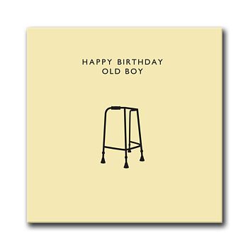'Happy Birthday Old Boy' Card By Loveday Designs