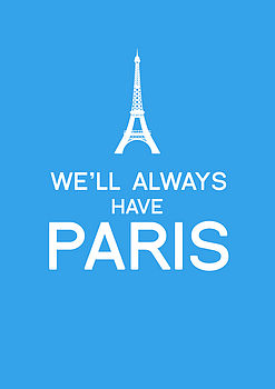 Personalised 'We'll Always Have Paris' Print, 4 of 12