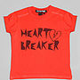 'Heart Breaker' T Shirt, thumbnail 1 of 4
