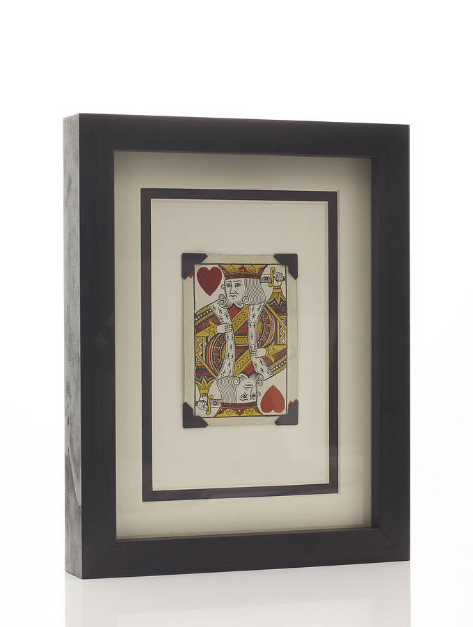 valentine's vintage playing card frames by vintage playing cards ...