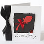 Personalised Red Rose Valentine Card, thumbnail 1 of 2