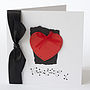 Personalised Heart Valentine Card, thumbnail 1 of 2
