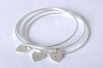 Personalised Heart Bangle, 4 of 5