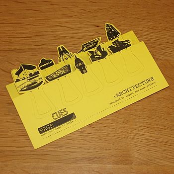 Set Of Ten Architecture Card Page Markers, 5 of 5