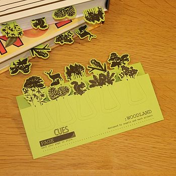 Set Of Ten Woodland Card Page Markers, 3 of 5