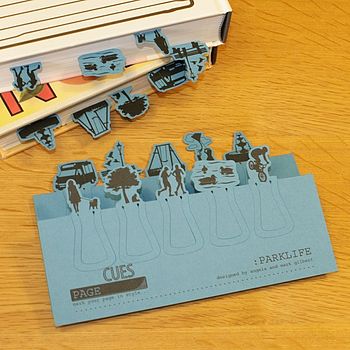 Set Of Ten Parklife Card Page Markers, 3 of 5