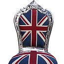 Vintage Style Union Jack French Dining Chair By The Luxe Co | notonthehighstreet.com
