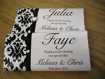 Personalised Chocolate Wedding Favour Placenames, 4 of 6