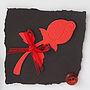 Personalised Red Rose Valentine Card, thumbnail 2 of 2