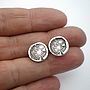 Dandelion Wish Silver Stud Earrings, thumbnail 4 of 5