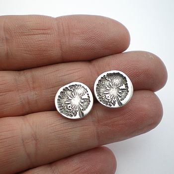 Dandelion Wish Silver Stud Earrings, 4 of 5