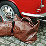 The Finest Italian Leather Travel Bag. 'The Fabrizio', thumbnail 9 of 11