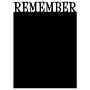 'Remember' Chalkboard Wall Sticker, thumbnail 2 of 2