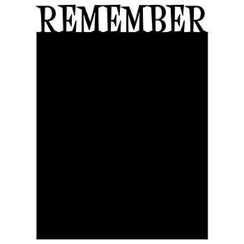 'Remember' Chalkboard Wall Sticker, 2 of 2