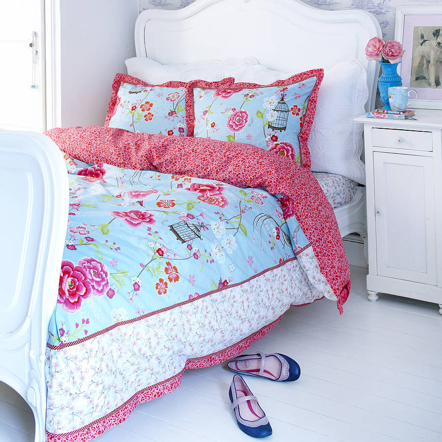 Birds Of Paradise Blue Duvet Sets By PiP By Fifty one percent |  