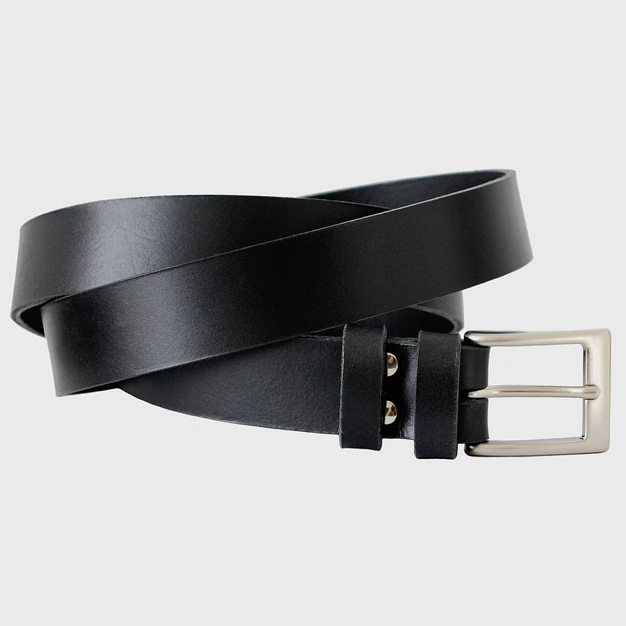 Black Classic Handmade Italian Hide Suit Belt By Sue Lowday Leather ...