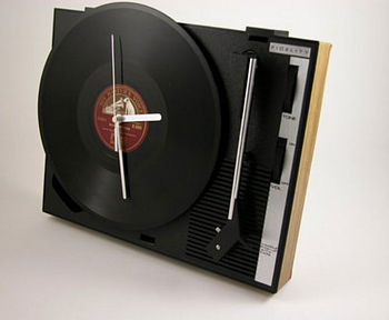 Vintage Personalised HF42 Turntable Clock, 2 of 2