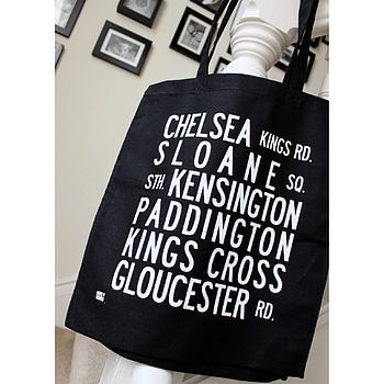 Personalised Destinations Canvas Shopper Bag, 9 of 12