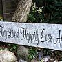 'Happily Ever After' Wedding Sign, thumbnail 4 of 4