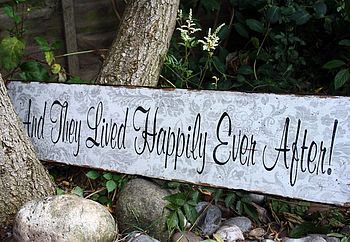 'Happily Ever After' Wedding Sign, 4 of 4