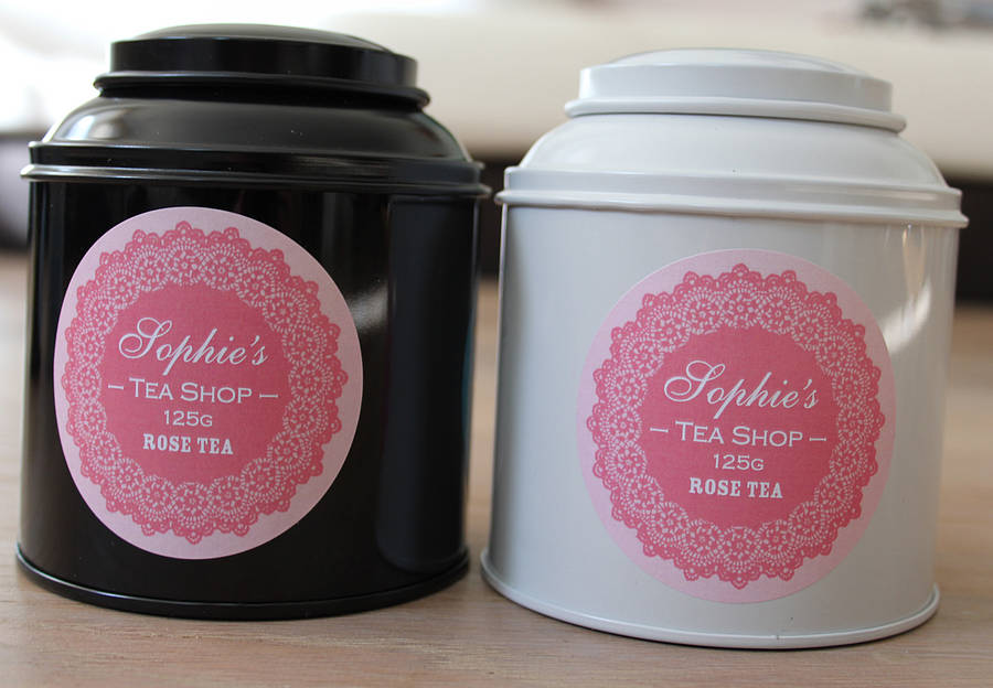 Personalised Tea Caddy By leaf