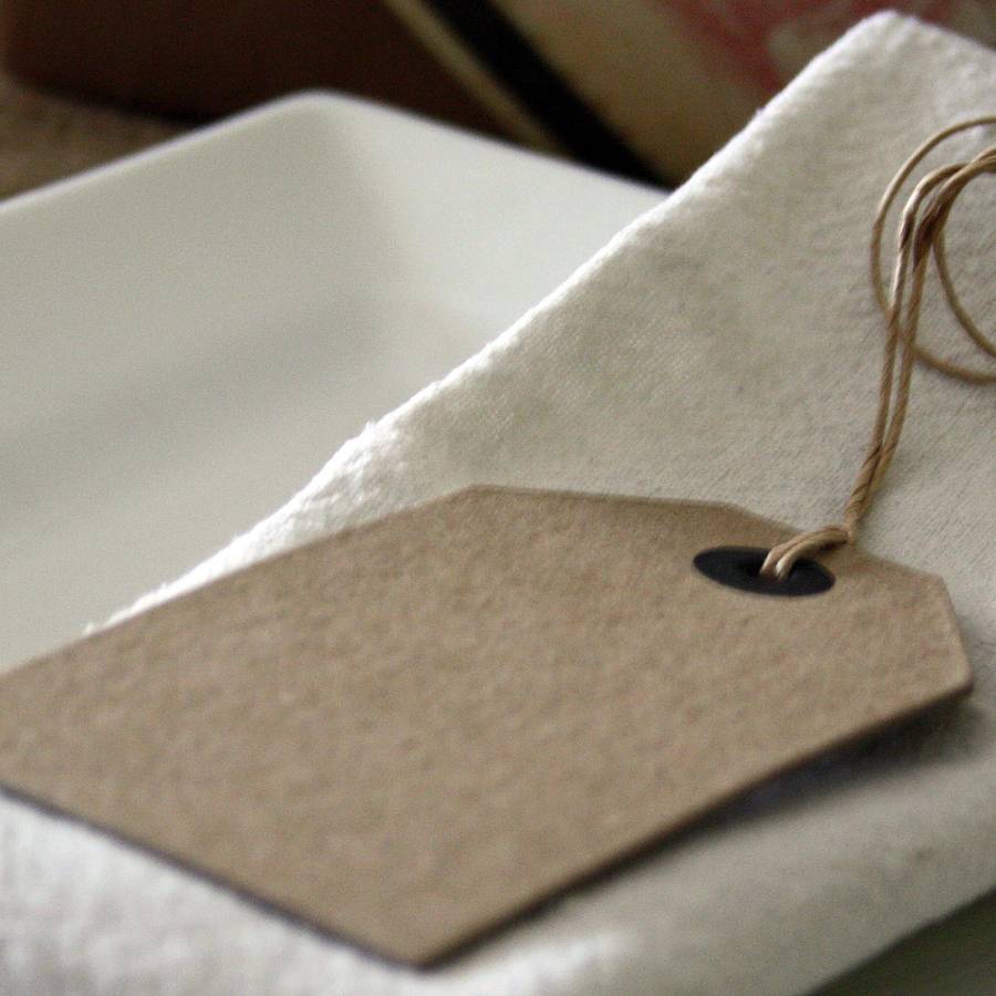 Brown Luggage Tags Vintage Place Card 2