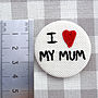 'I Love…' Embroidered Personalised Badge, thumbnail 10 of 10