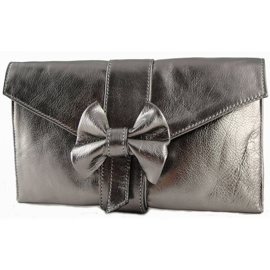 pewter evening purse