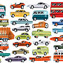 Highway Fabric Wall Stickers, thumbnail 3 of 3