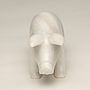 Hand Crafted Marble Pig. Dark Or Light Colour, thumbnail 3 of 6