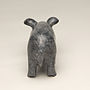 Hand Crafted Marble Pig. Dark Or Light Colour, thumbnail 5 of 6