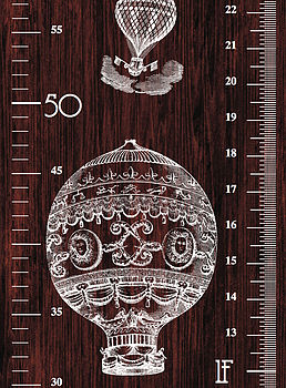 Balloons Rule Fabric Sticker Height Chart, 4 of 5