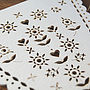 White Lace Laser Cut Paper Bunting, thumbnail 3 of 3