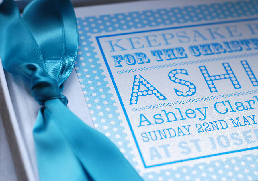 Personalised Baby Guest Book By mooks design