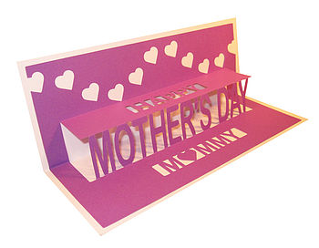 Happy Mother's Day Personalised Pop Up Card, 3 of 3
