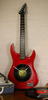 Upcycled Electric Guitar Clock, 2 of 5