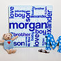 Personalised New Baby Details Canvas, thumbnail 5 of 7
