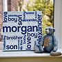 Personalised New Baby Details Canvas, thumbnail 2 of 7