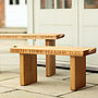 Personalised Solid Oak Bench, thumbnail 9 of 12