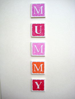 Personalised Handmade 'Mummy' Card, 2 of 5