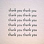 Set Of Five Handmade Thank You Notelets, thumbnail 2 of 2