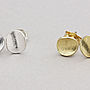 Honesty Stud Earrings Silver Or 18ct Gold, thumbnail 1 of 6
