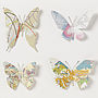 Nine Personalised Map Location Butterfly Wall Art, thumbnail 8 of 10