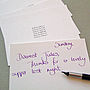Set Of Five Handmade Thank You Notelets, thumbnail 1 of 2
