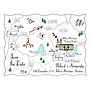 Print Your Own Colour Wedding Or Party Illustrated Map, thumbnail 4 of 6