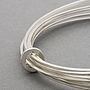 Ripple Multi Silver Bangle With 18ct Gold, thumbnail 7 of 11