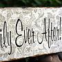 'Happily Ever After' Wedding Sign, thumbnail 2 of 4