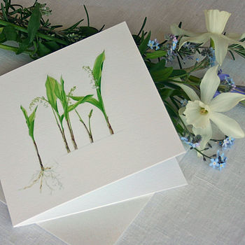'Lily Of The Valley' Flower Card, 4 of 5