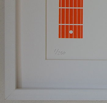 Guitar Headstocks Framed Screen Print, 5 of 5