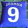 Personalised Football Cushion, thumbnail 1 of 11